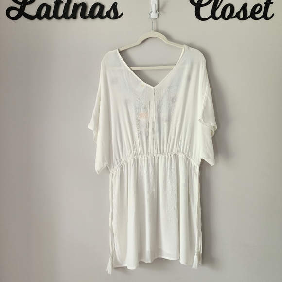 Kona Sol Embroidered Tie Side Cover-Up Dress Sizw‎ XL NWT - Picture 6 of 10